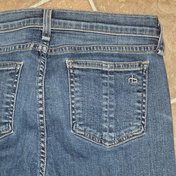 Rag & Bone Capri Skinny Jeans Somona Size 27 - Picture 7 of 8